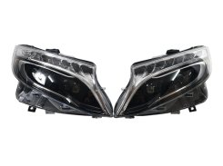 Передні фари ( Led стиль V-Class заміна галогену ) на Mercedes-Benz VITO-Class W447 2014-2019 року