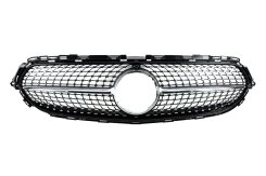 Передняя решётка Diamond Silver (для Base) Mercedes E-class W213/coupe C238 2020-2023, Cixtai