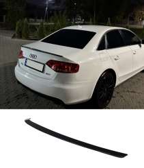Спойлер Чорний глянець V1 для Audi A4 B8 2007–2011