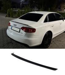 Спойлер Черный глянец V1 для Audi A4 B8 2007–2011