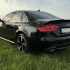 Спойлер Чорний глянець V2 для Audi A4 B8 2007–2011 — фото 7