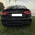 Спойлер Чорний глянець V2 для Audi A4 B8 2007–2011 — фото 8