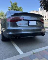 Спойлер Чорний глянець V2 для Audi A4 B8 2011–2015