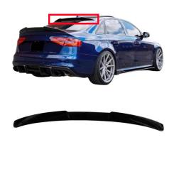 Спойлер Черный глянец (Бленда на окно) на Audi A4 B8 2011-2015 года