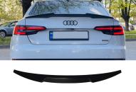 Спойлер Чорний глянець V1 для Audi A4 B9 2015–2019