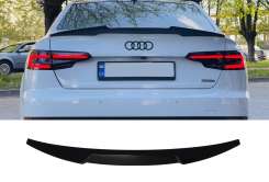Спойлер Чорний глянець V1 для Audi A4 B9 2015–2019