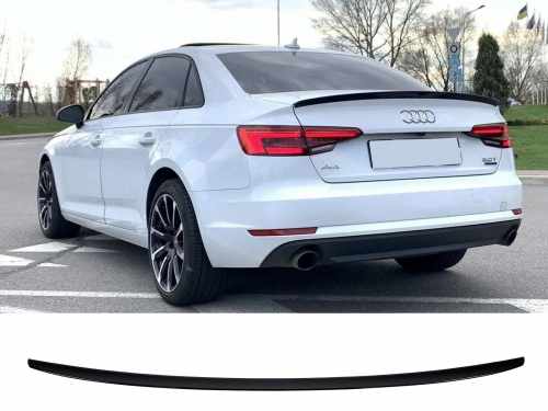 Спойлер Чорний глянець V2 для Audi A4 B9 2015–2019