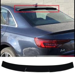 Спойлер Черный глянец (Бленда для окно) на Audi A4 B9 2015–2019