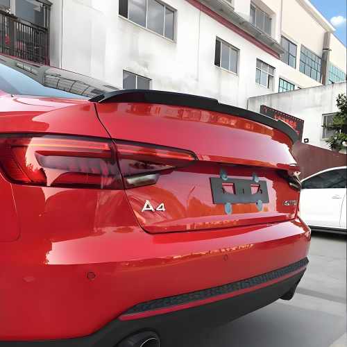 Спойлер Чорний глянець V3 для Audi A4 B9 2015–2019