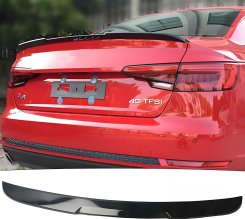 Спойлер Черный глянец V3 для Audi A4 B9 2015–2019