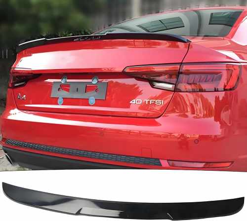 Спойлер Чорний глянець V3 для Audi A4 B9 2015–2019