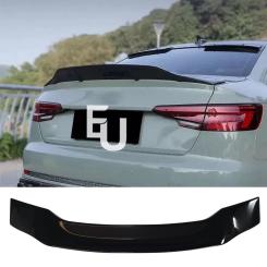 Спойлер Черный глянец V4 для Audi A4 B9 2015–2019