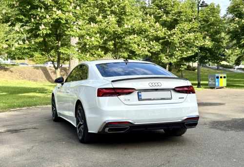 Спойлер Чорний глянець V2 для Audi A5 B9 2016–2020