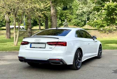 Спойлер Чорний глянець V2 для Audi A5 B9 2016–2020