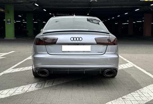 Спойлер Черный глянец для Audi A6 C7 2011–2014
