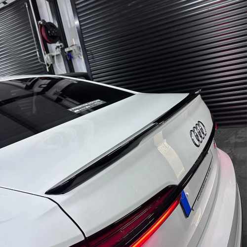 Спойлер Чорний глянець V1 для Audi A6 C8 2018–2022