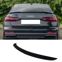 Спойлер Чорний глянець V1 для Audi A6 C8 2018–2022