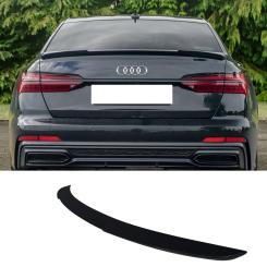 Спойлер Черный глянец V1 для Audi A6 C8 2018–2022