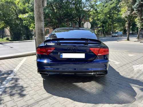 Спойлер Черный глянец для Audi A7 4G 2010–2014