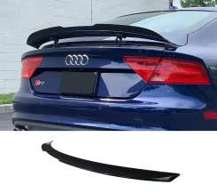 Спойлер Черный глянец для Audi A7 4G 2010–2014
