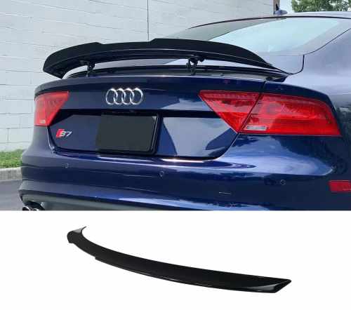 Спойлер Черный глянец для Audi A7 4G 2010–2014