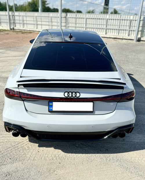 Спойлер Черный глянец для Audi A7 4K 2017–2023