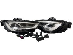 Передние фары Full Led (замена на рестайлинг) на Audi A3 8V 2012-2016 года