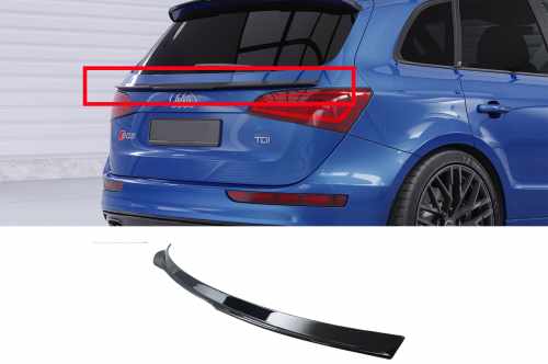 Спойлер Черный глянец для Audi Q5 8R 2008–2012
