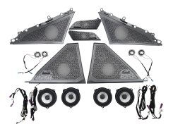 Сетки на динамики (Bowers & Wilkins) Silver на BMW 5 Series G60 / G61 2023-2025 года