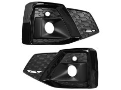 Решетки в бампер Full Black (S-Line) для Audi A5 B9 2020–2025