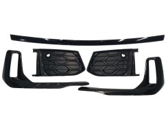 Решетки в бампер Full Black (S-Line LCI) для Audi A6 C8 2018–2022