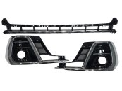 Решітки в бампер Chrome Black для Audi A8 D5 2021–2026
