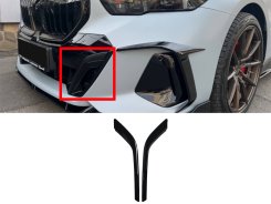 Тюнинг переднего бампера Черный глянец для BMW 5 Series G60 / G61 2023–2025