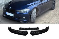Губа (переднего бампера) Черный глянец (Normal) для BMW 3 Series F30 / F31 2011–2018