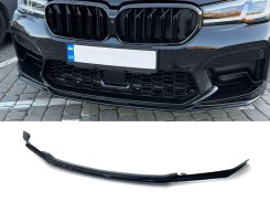 Губа (переднего бампера) Черный глянец (под M5 LCI) для BMW 5 Series G30 / G31 2017–2020