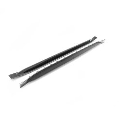 Лезвия на пороги (Карбон) V2 на BMW M4 G82 / G83 2021-2025 года