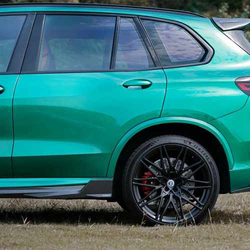 Лезвия для пороги (Карбон) на BMW X5M F95 2018–2025
