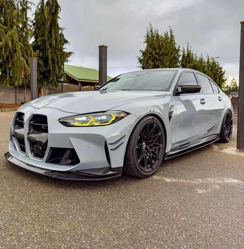 Губа (Карбон) (канарди) V1 для BMW M3 G80 / G81 2021–2026