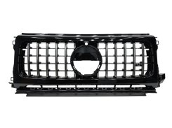 Решетка радиатора GT Chrome Black для Mercedes-Benz G-Class W463 2018–2025