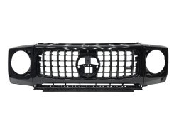 Решетка радиатора + рамки для фары GT Dark Chrome на Mercedes-Benz G-Class W465 2024–2026