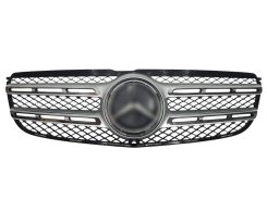 Решетка радиатора AMG Chrome Silver на Mercedes-Benz GLS-Class X166 2015-2019 года