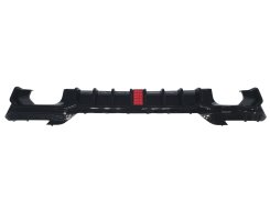 Диффузор (заднего бампера) Черный глянец (с Led сигналом) для BMW X3 G01 2022–2024
