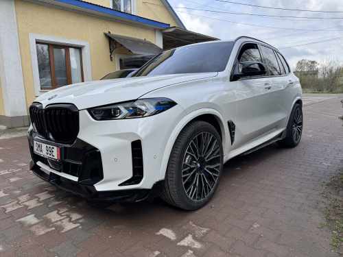 Губа (переднього бампера) Чорний глянець для BMW X5 G05 2023–2025