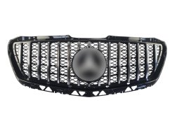Решітка радіатора (+ сітка) GT Chrome Black для Mercedes-Benz SPRINTER W906 2013–2017