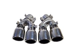 Насадки для выхлоп Chrome (стиль M5 F90) на BMW 5 Series G30 / G31 2017–2020