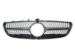 Решетка радиатора Silver Diamond + рамка для Mercedes-Benz CLS-Class C218 2014–2018