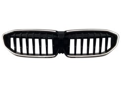 Ноздри Черный глянец LED (Iconic Glow) 1bar для BMW 3 Series G20 / G21 2018–2022