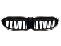 Ноздри Черный глянец LED (Iconic Glow) 2bar на BMW 3 Series G20 / G21 2018-2022 года