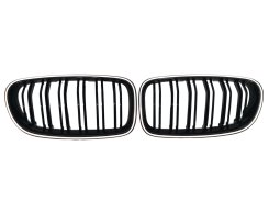 Ноздри Черный глянец LED (Iconic Glow) 2bar для BMW 5 Series F10 / F11 2010–2017