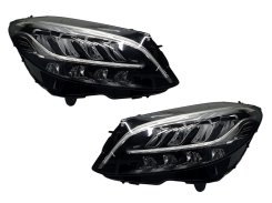 Передние фары Led High Performance (замена на 2018+) на Mercedes-Benz C-Class W205 2014-2018 года